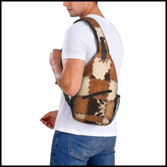Adjustable Sling Backpack Daypack with Multiple Pockets for Travel Gym Casual